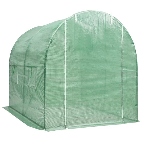 vidaXL Växthus 4 m² 2x2x2 m Grön