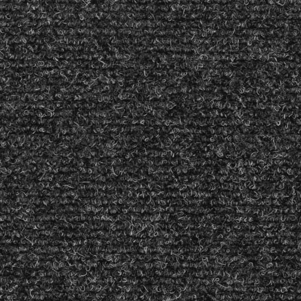 vidaXL Trappmattor självhäftande 15 st 76x20 cm antracit rektangulära grå