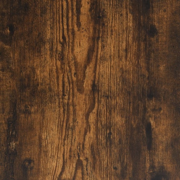 vidaXL Sängram rökfärgad ek 140x200 cm konstruerad trä Brun