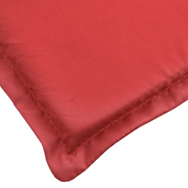 vidaXL Solsängsdynor Oxford tyg (100% polyester) Röd Röd