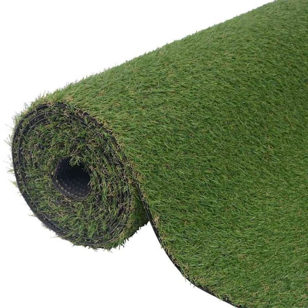 vidaXL Konstgräsmatta 1x15 m/20 mm grön Grön