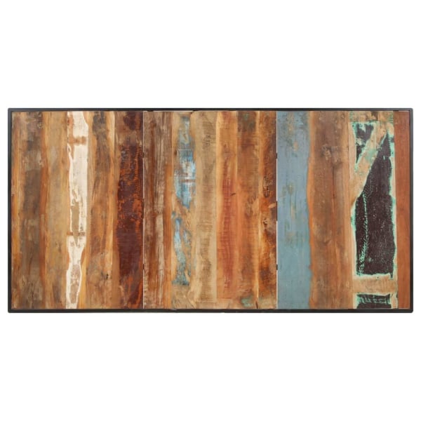 vidaXL Matbord 180 cm massivt återvunnet trä Brun