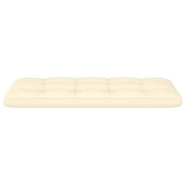 vidaXL Palldyna 2 st gräddvit tyg Creme