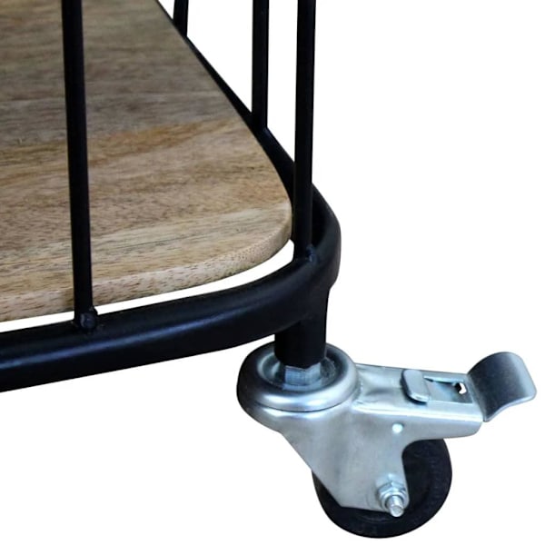 vidaXL TV-bänk massivt mangoträ 100x40x45 cm Brun