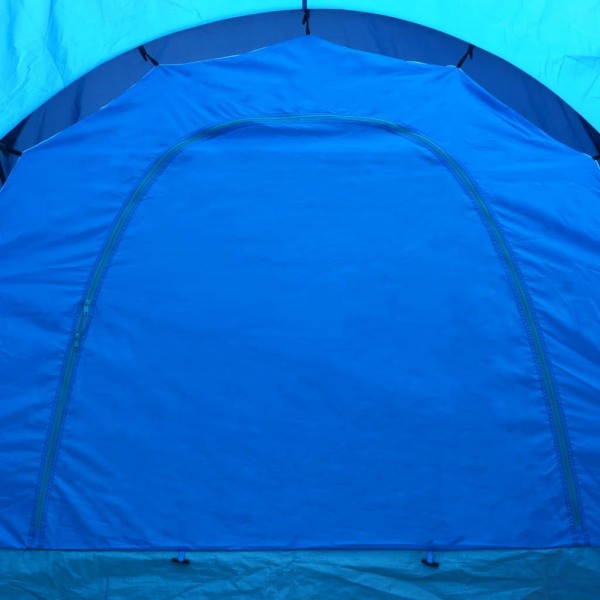 vidaXL Tält för 9 personer mörkblå och blå Blå