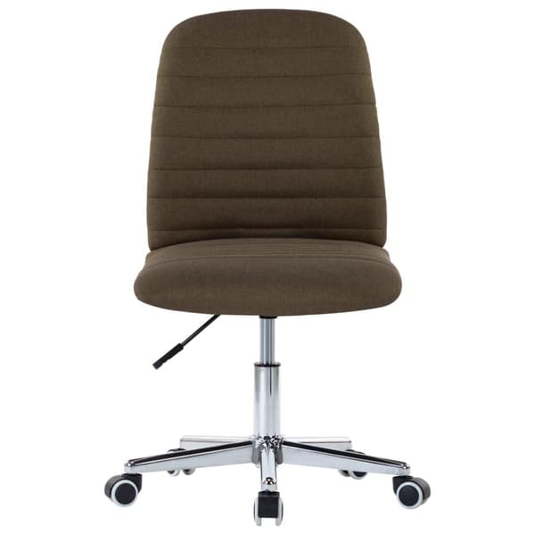 vidaXL Matstolar 2 st brun tyg Brun