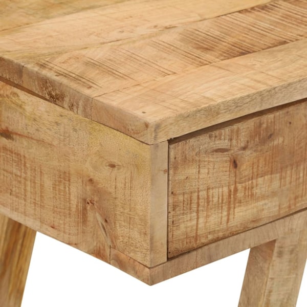 vidaXL Skrivbord 100x45x90 cm massivt grovt mangoträ Brun