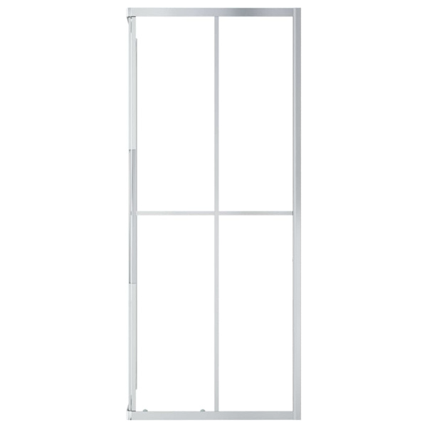 vidaXL Duschvägg ESG 80x80x180 cm Silver