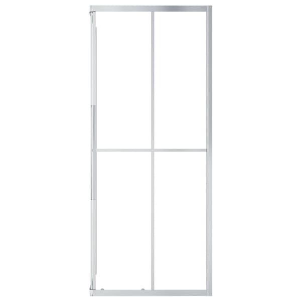 vidaXL Duschvägg ESG 80x80x180 cm Transparent