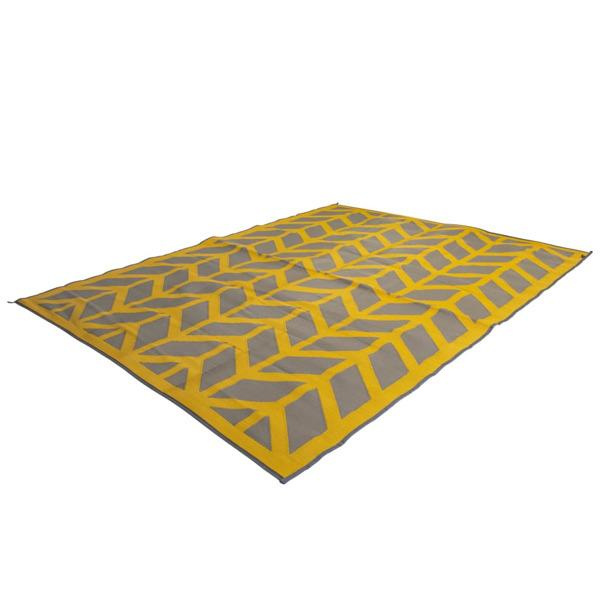 Bo-Camp Utomhusmatta Chill mat Flaxton 2,7x3,5 m XL ockragul Gul