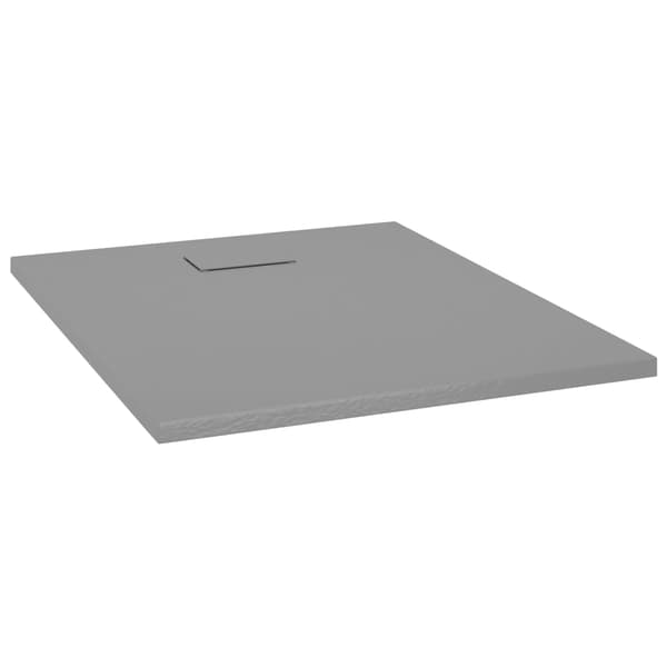 vidaXL Duschkar SMC grå 100x80 cm grå