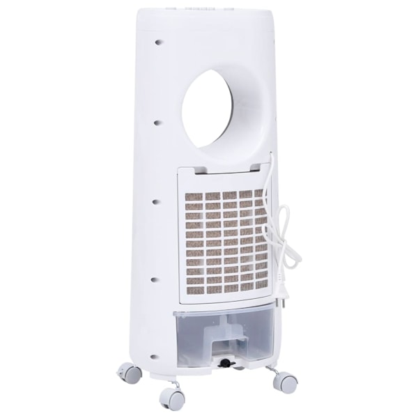 vidaXL 2-i-1 portabel luftkylare 80 W Vit