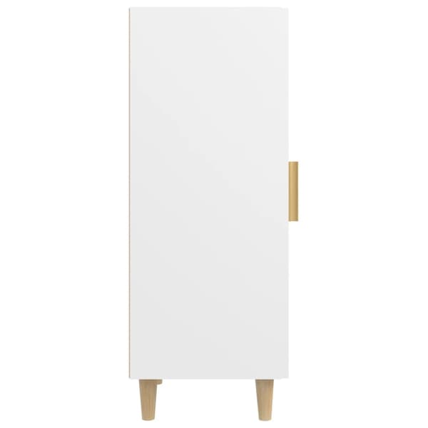 vidaXL Skänk vit 34,5x34x90 cm konstruerat trä Vit