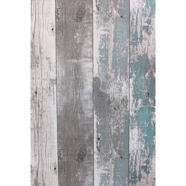 Noordwand Tapet Topchic Wooden Planks mörkgrå och blå grå