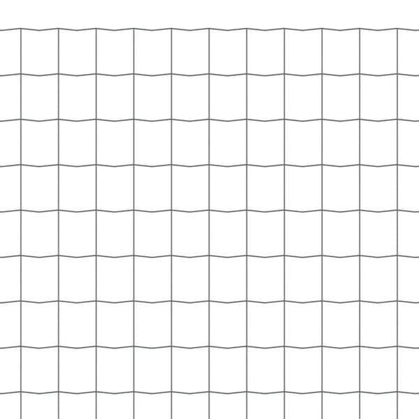 vidaXL Eurofence 10x1,2 m 77x64 mm stål grå grå