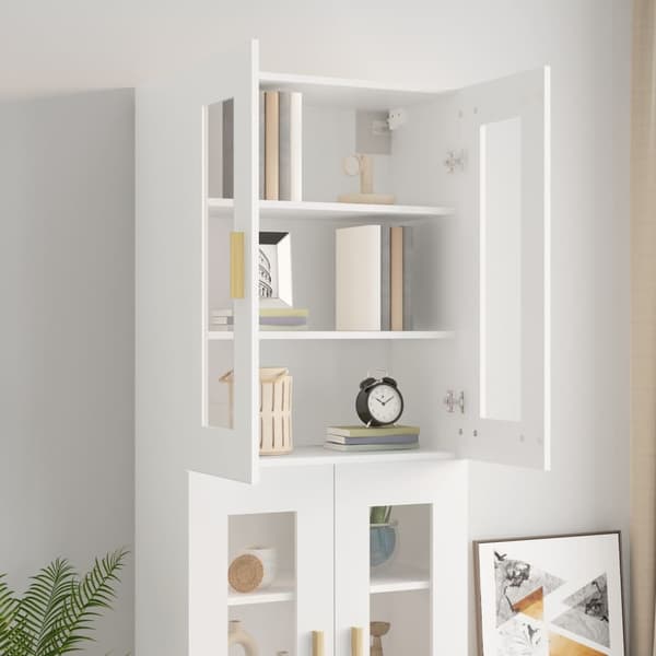 vidaXL Väggskåp vit 69,5x34x90 cm Vit