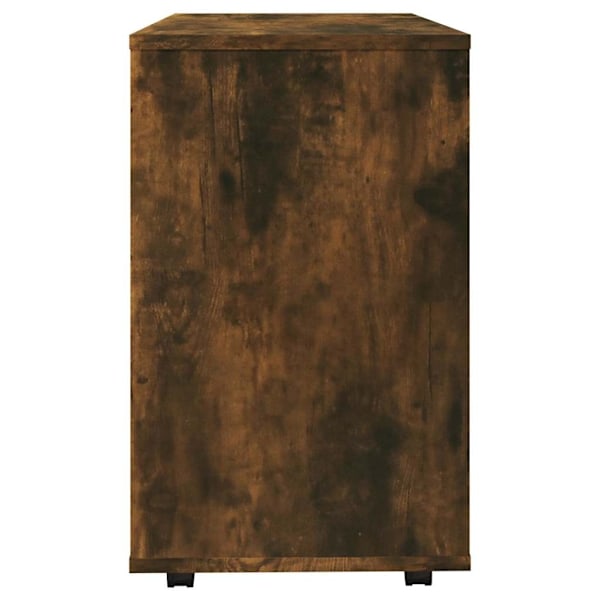 vidaXL Soffbord rökfärgad ek 70x35x55 cm konstruerat trä Brun