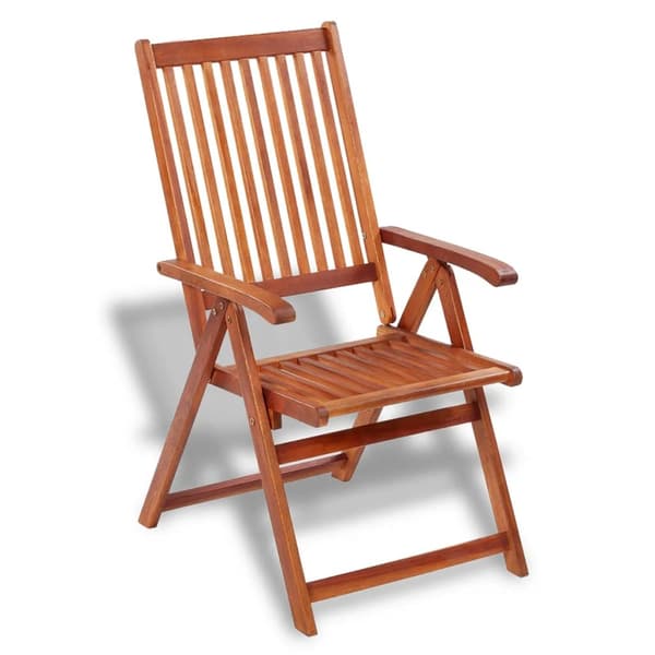 vidaXL Set utomhusmöbler i 7 delar trä Brun