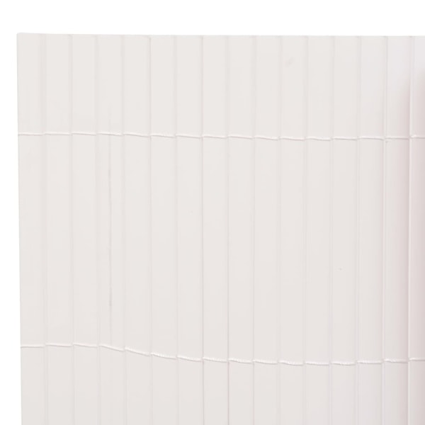 vidaXL Insynsskydd 110x400 cm vit Vit