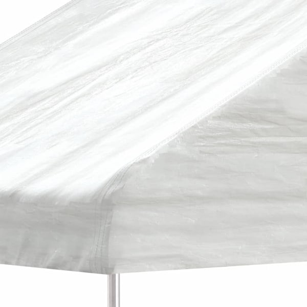 vidaXL Paviljong med tak vit 11,15x2,28x2,69 m polyeten Vit