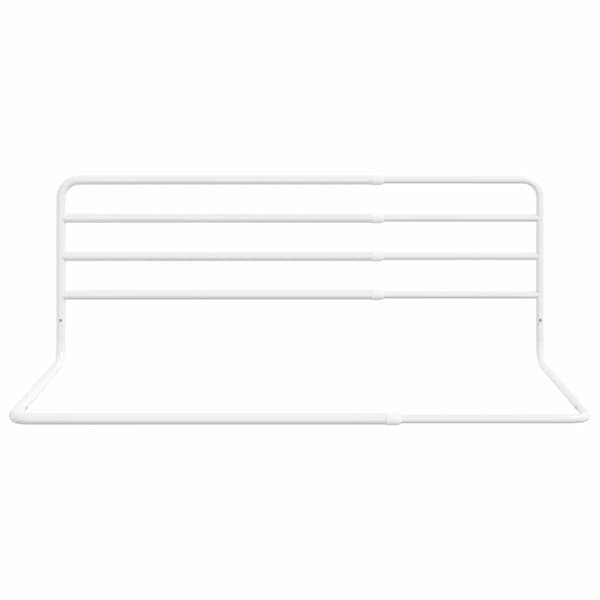 vidaXL Sängskena för barn vit (76-137)x55 cm tyg Vit