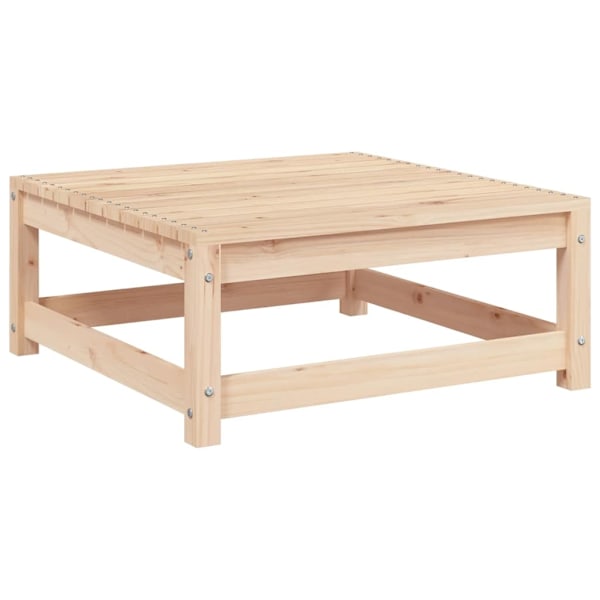 vidaXL Loungegrupp 3 delar massiv furu Brun