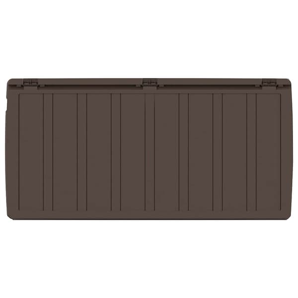 vidaXL Dynlåda brun 117x45,5x57,5 cm 270 L Brun