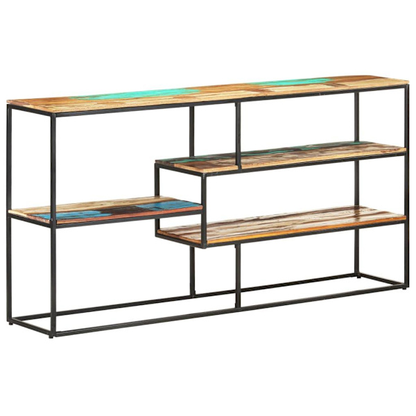 vidaXL Skänk 150x30x75 cm massivt återvunnet trä Brun