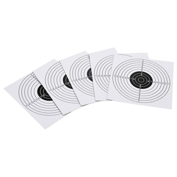vidaXL Skottavlor i papper 100 st 15x15 cm Vit