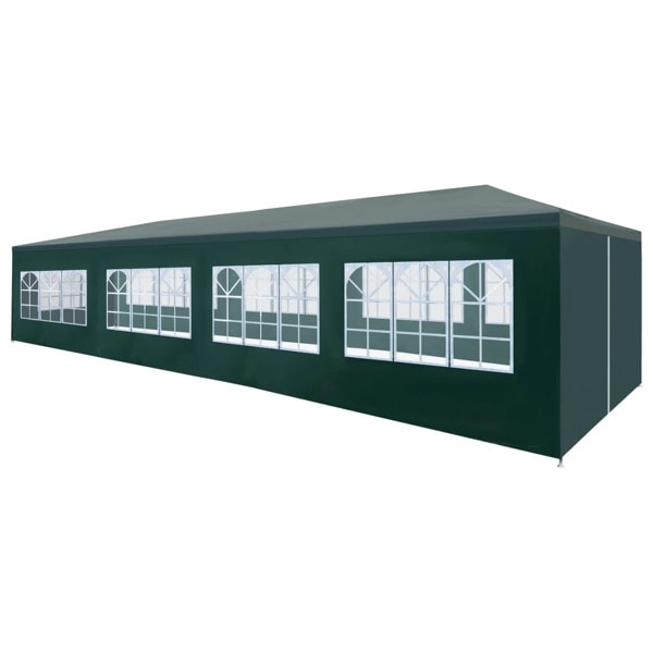 vidaXL Partytält grön 3x12 m Grön