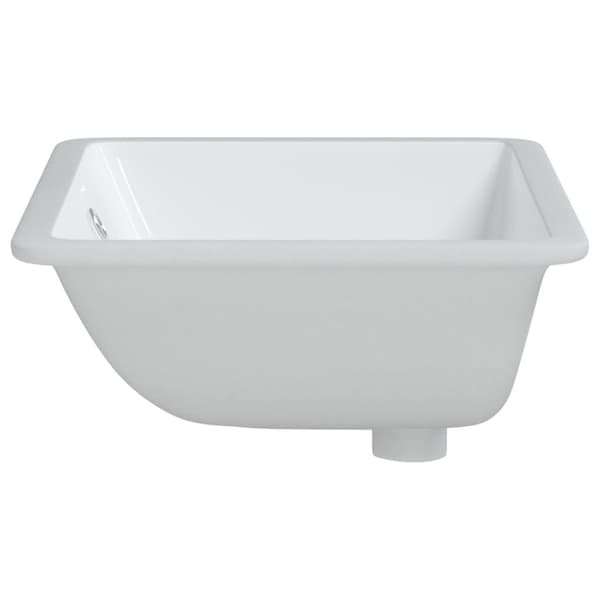 vidaXL Handfat vit 52x38,5x19,5 cm rektangulär keramik Vit