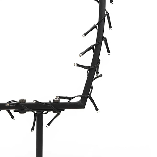vidaXL Julmeteor med spett 115 LEDs 85 cm Svart