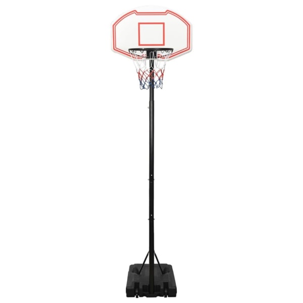 vidaXL Basketkorg med stativ vit 282-352 cm polyeten Vit