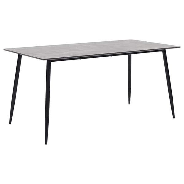 vidaXL Matbord grå 160x80x75 cm MDF grå