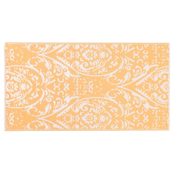 vidaXL Utomhusmatta ARAKIL orange och vit 160x230 cm PP Orange