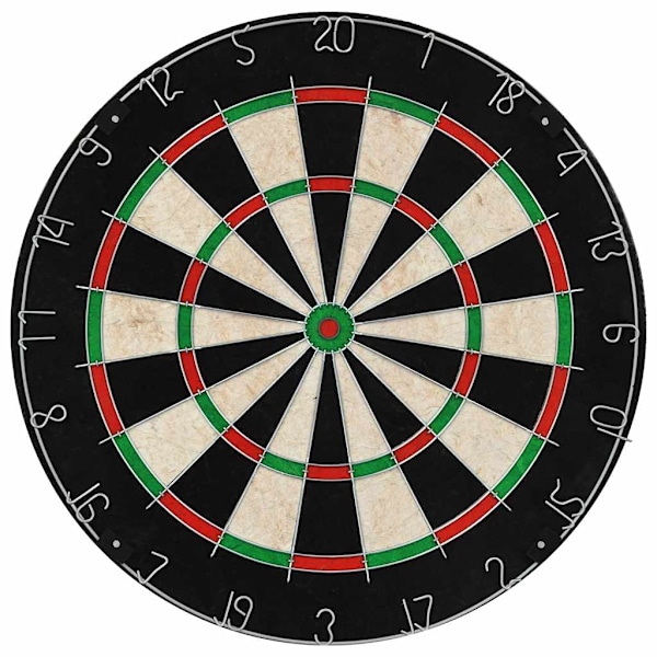 vidaXL Professionell darttavla sisal med 6 pilar och väggskydd multifärg