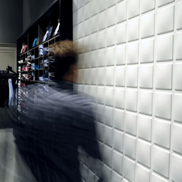 WallArt Väggpanel 3D Cubes 12 st GA-WA07 Vit