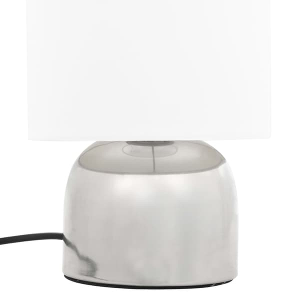 vidaXL Bordslampor 2 st touch-knapp vit E14 Vit