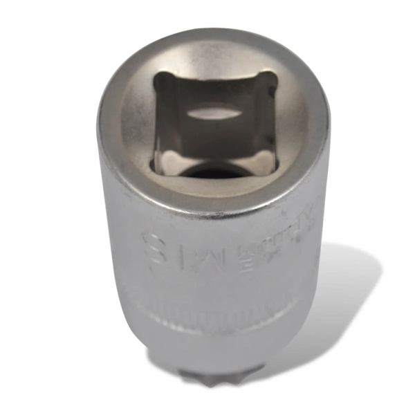 vidaXL Bitssats 1/2" 12-kant kromvanadiumstål 10-pack
