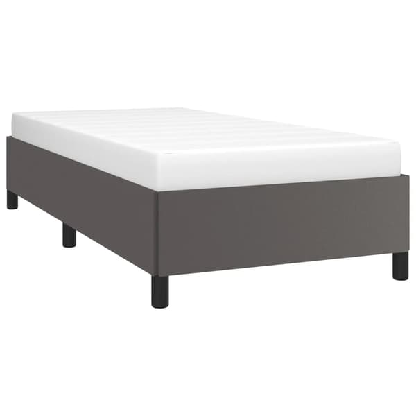 vidaXL Sängram grå 80x200 cm konstläder Grå