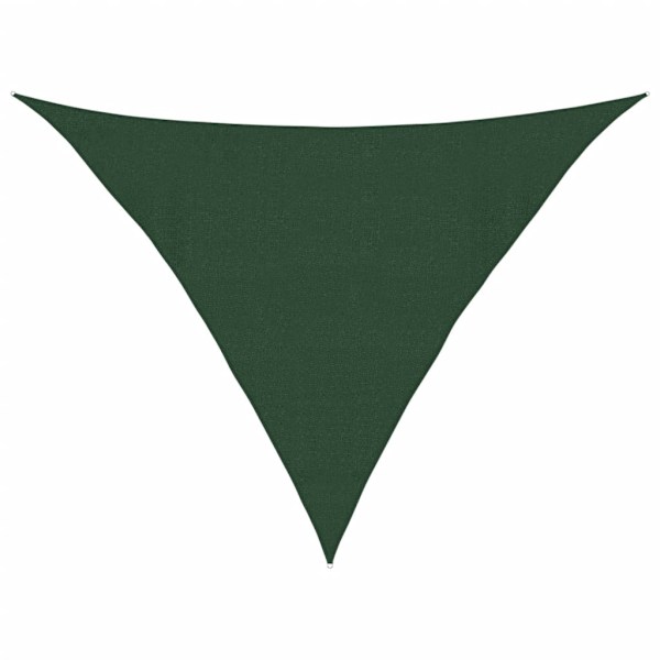 vidaXL Solsegel 160 g/m² mörkgrön 4x4x5,8 m HDPE Grön