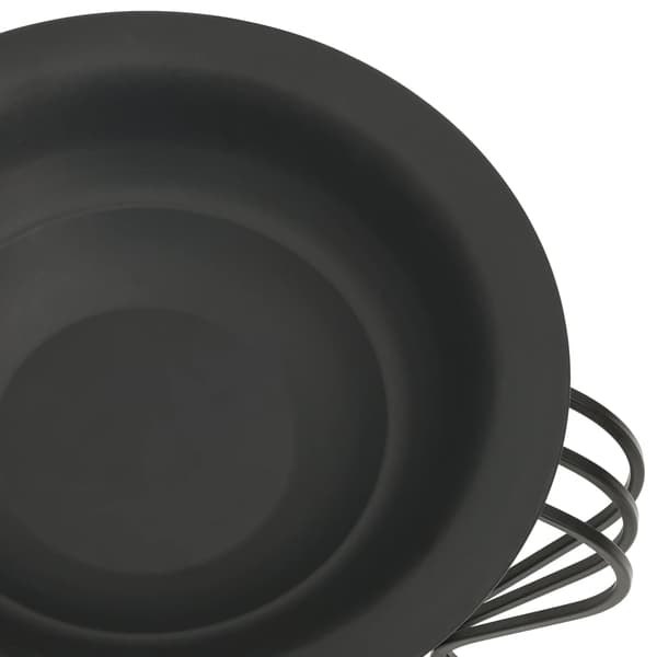vidaXL Eldstad med eldgaffel 49 cm stål art