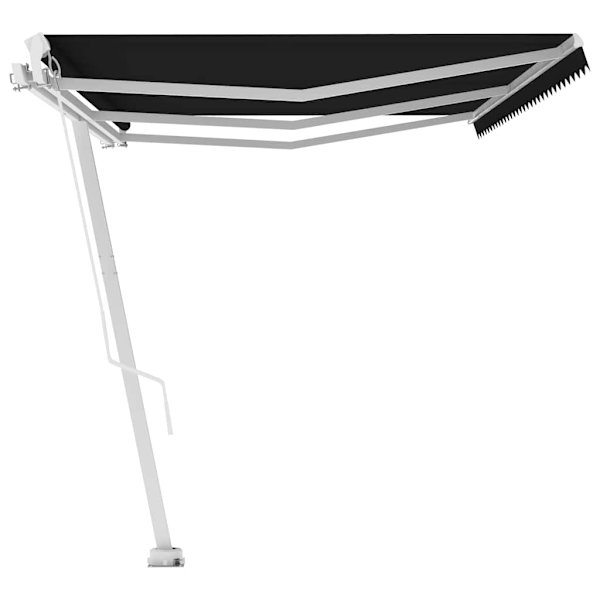 vidaXL Fristående markis manuellt infällbar 600x300 cm antracit Antracit