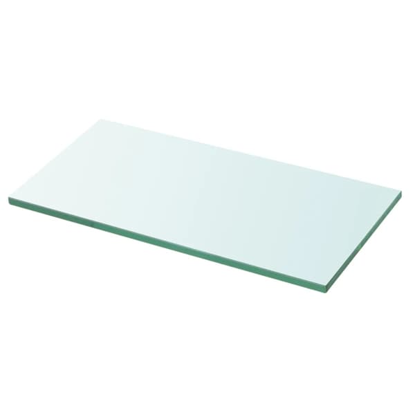vidaXL Hyllplan 2 st glas genomskinlig 20x30 cm Transparent