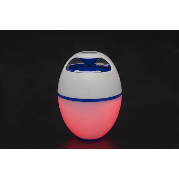 Bestway Flytande Bluetooth-högtalare med LED Vit