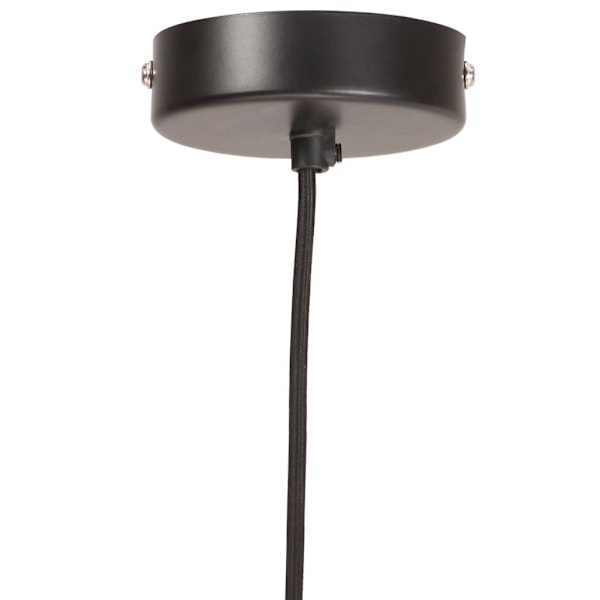 vidaXL Hänglampa industriell 25 W svart rund 19 cm E27 Svart