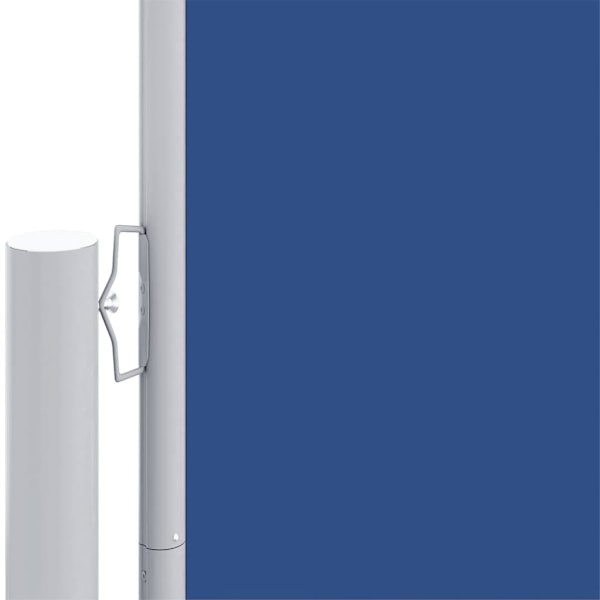 vidaXL Infällbar sidomarkis blå 180x1000 cm Blå