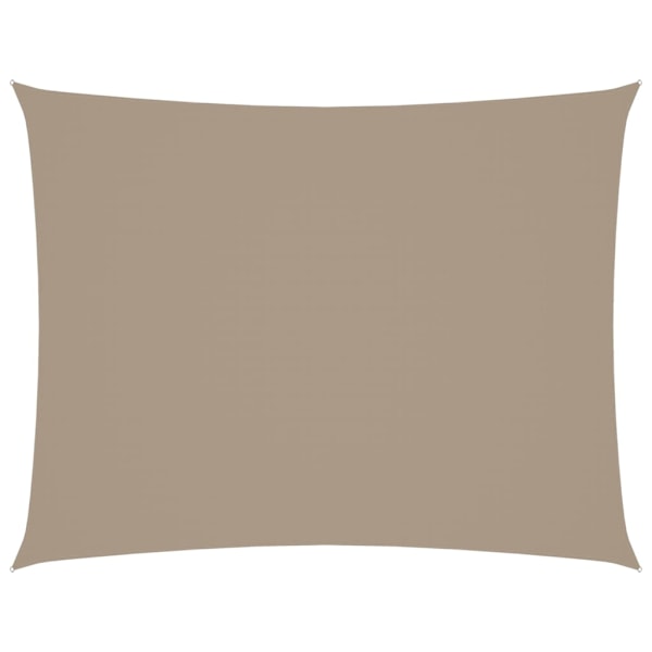 vidaXL Solsegel oxfordtyg rektangulärt 2x3,5 m taupe Taupe