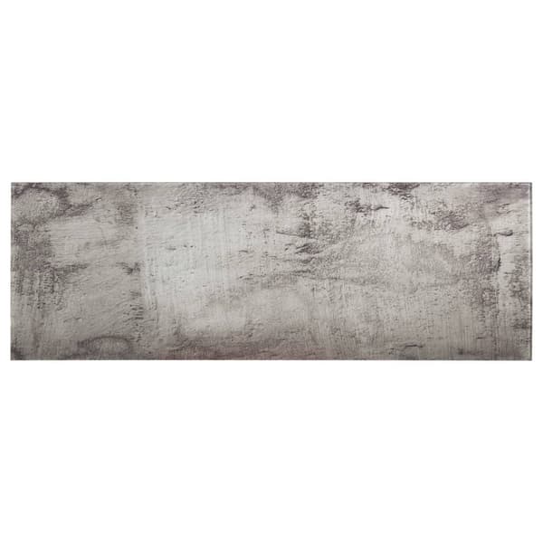vidaXL Magnetisk glastavla väggmonterad 60x20 cm grå