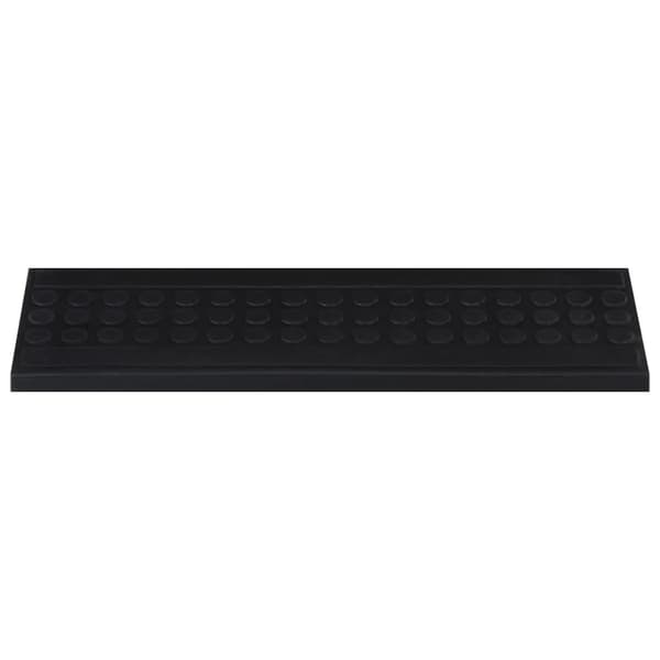 vidaXL Trappstegsmattor 10 st 25x75 cm gummi art